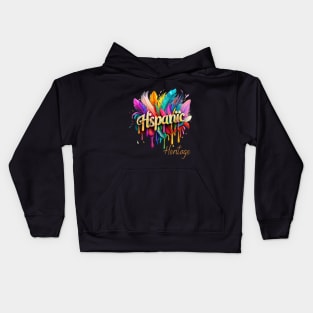 National Hispanic Heritage Month Hand Kids Hoodie